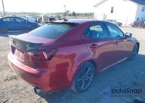 2011 Lexus Is 350 из США, поврежденный, VIN JTHBE5C24B5027260